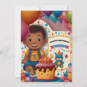 誕生日招待状 招待状 (正面)