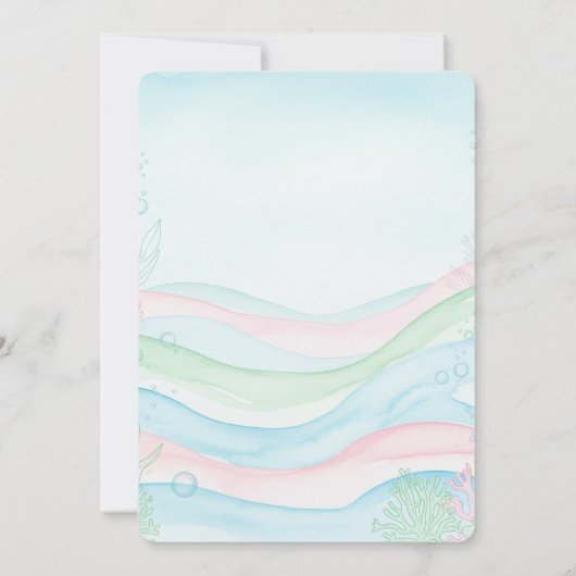 誕生日招待状 招待状 (裏面)