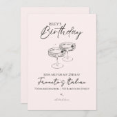 誕生日招待状 招待状 (正面/裏面)