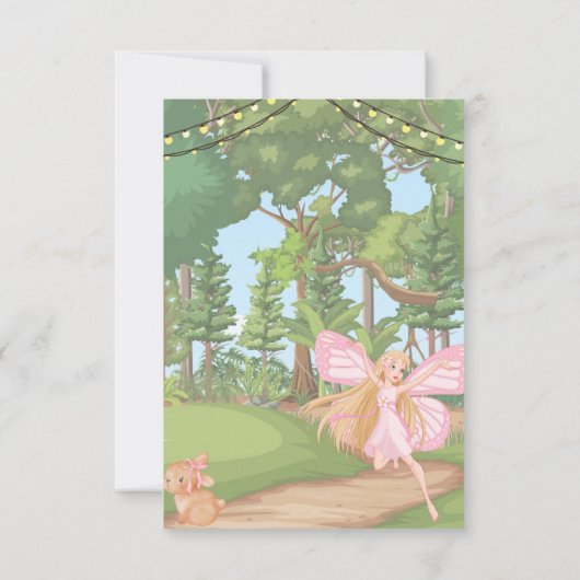 誕生日招待状 招待状 (裏面)