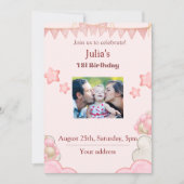 誕生日招待状 招待状 (正面)