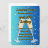 誕生日招待状 招待状 (正面/裏面)