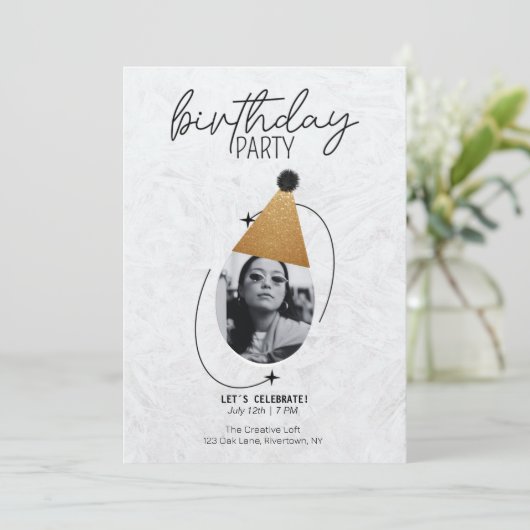 誕生日招待状 招待状 (スタンド正面)