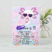 誕生日招待状 招待状 (スタンド正面)