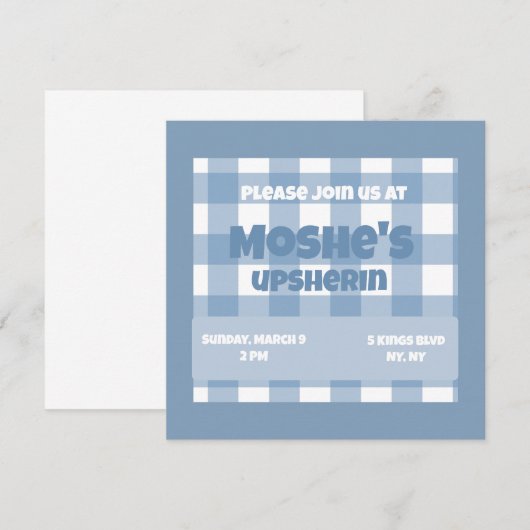 誕生日招待状 招待状 (正面/裏面)