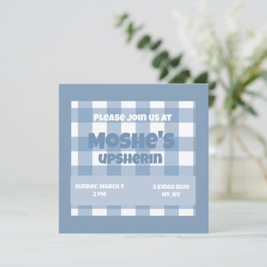 誕生日招待状 招待状 (スタンド正面)