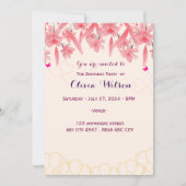 誕生日招待状 招待状 (正面)