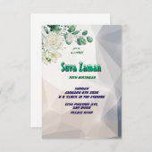 誕生日招待状 招待状 (正面/裏面)