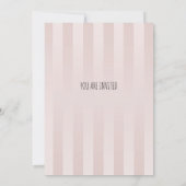 誕生日招待状  招待状 (裏面)