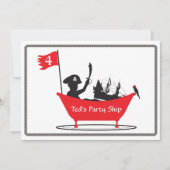 誕生日招待状-海賊少年 招待状 (正面)