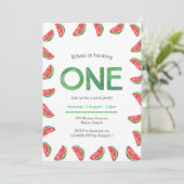 誕生日招待状 |熱帯スイカ 招待状 (スタンド正面)