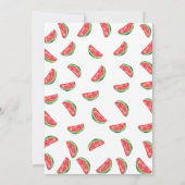 誕生日招待状 |熱帯スイカ 招待状 (裏面)