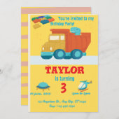 誕生日招待状 男の子 招待状 (正面/裏面)