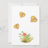 誕生日招待状「魅力的きのこ」 招待状 (裏面)