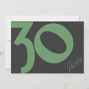 誕生日招待状（30歳） 招待状