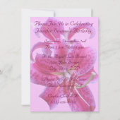 誕生日招待状- Stargazersの概要 招待状 (裏面)