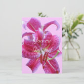 誕生日招待状- Stargazersの概要 招待状 (スタンド正面)