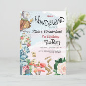 誕生日招待状 | Teaパーティー 招待状 (スタンド正面)