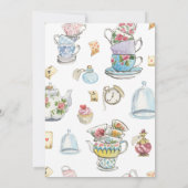 誕生日招待状 | Teaパーティー 招待状 (裏面)