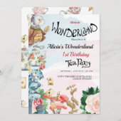 誕生日招待状 | Teaパーティー 招待状 (正面/裏面)