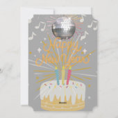 誕生日招待 シーズンカード (裏面)