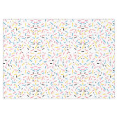 誕生日振りかけるキャンディパターン テーブルクロス (正面(横))
