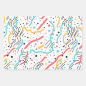 誕生日振りかけるキャンディパターン ラッピングペーパーシート (正面)