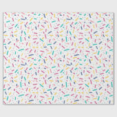 誕生日振りかけるキャンディパターン ラッピングペーパー (フラット)
