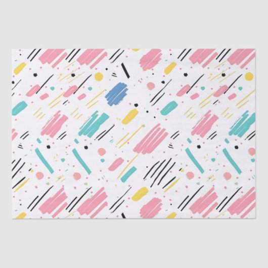 誕生日振りかけるキャンディパターン 薄葉紙 (正面)