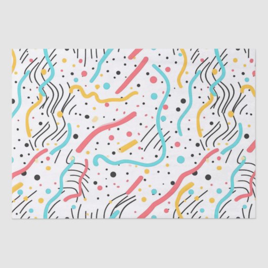 誕生日振りかけるキャンディパターン 薄葉紙 (正面)