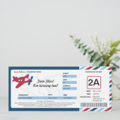 誕生日搭乗券チケット 招待状 (スタンド正面)