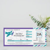 誕生日搭乗券チケット 招待状 (スタンド正面)