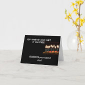 誕生日撃て!誕生日カード カード (黄色い花)