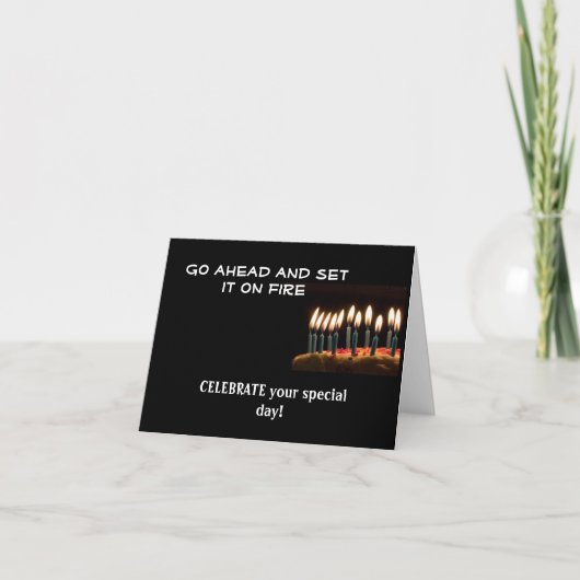 誕生日撃て!誕生日カード カード (正面)