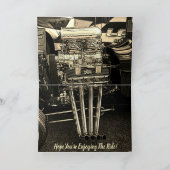 誕生日改造,あなたは乗り物を楽しむ希望 招待状 (内部)