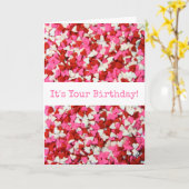 誕生日散布 カード (黄色い花)