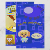 誕生日文具 便箋 (正面/裏面)