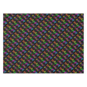 誕生日文字 テーブルクロス (正面(横))