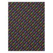 誕生日文字 テーブルクロス (正面)