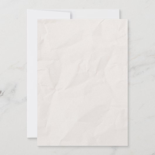 誕生日新聞とフォトブレイクニュース追加 招待状 (裏面)