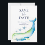 誕生日日付カードクジラを保存 セーブザデート<br><div class="desc">この誕生日を除く日付カードは、青いクジラとヒトデの下宿人を特徴とする。「日付を保存」という文字は、白い鮮明な背景の上にネイビーブルーでタイプセットされている。テンプレート・フィールドを使用してユーザーのカスタム詳細を追加する。カードが同じ色に反転する。1歳魅力的目の誕生日テーマ。完全な誕生日のテーマを参照し、より多くのアイディアは、ビクトリアユニーク・グリガリーナスの水の色のアートとデザインを参照する。</div>