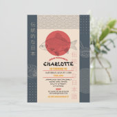 誕生日日本のパーティーレストランTake Asian遠くに 招待状 (スタンド正面)