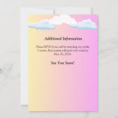 誕生日日程 招待状 (裏面)