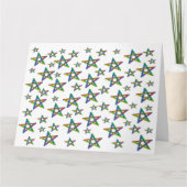 誕生日星 カード (正面)