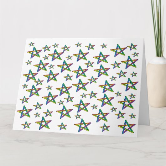 誕生日星 カード (正面)