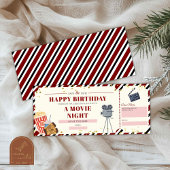 誕生日映画のナイトギフト券 招待状