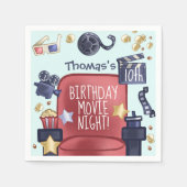 誕生日映画鑑賞会 スタンダードカクテルナプキン (正面)