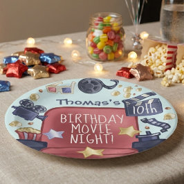 誕生日映画鑑賞会 ペーパープレート