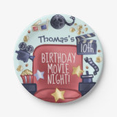 誕生日映画鑑賞会 ペーパープレート (正面)