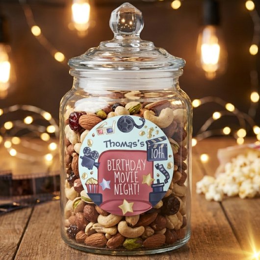 誕生日映画鑑賞会 ラウンドシール